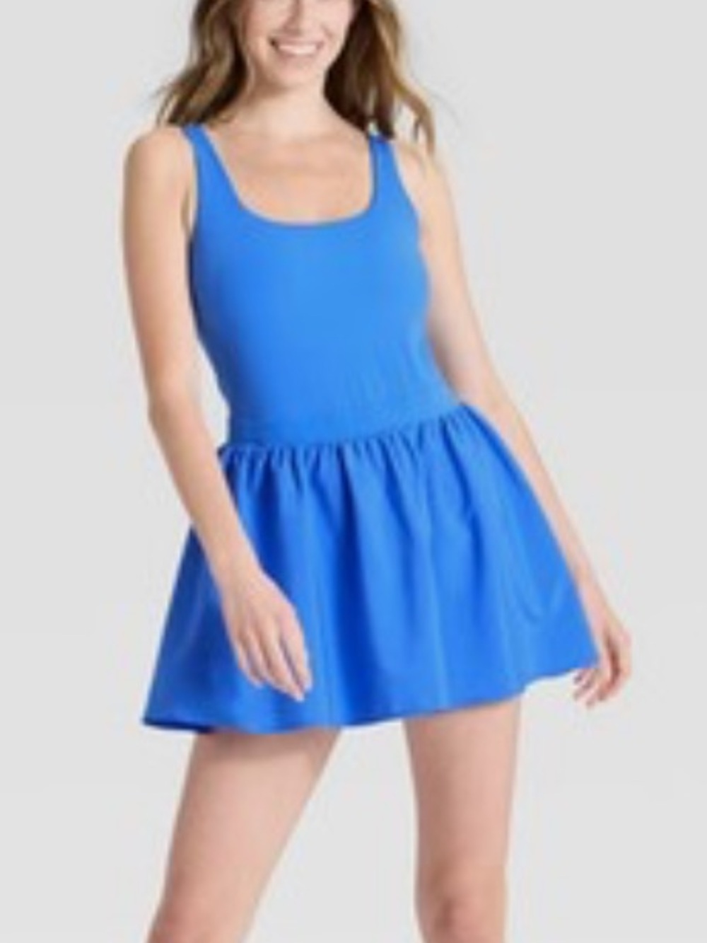 JoyLab Bright Blue Athletic Dress, Size L, NWT